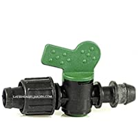 Suinga. 50 x Llave de Paso Cinta de riego por Goteo 16mm a Toma. Válvula derivación con Junta Utilizada para conectar…